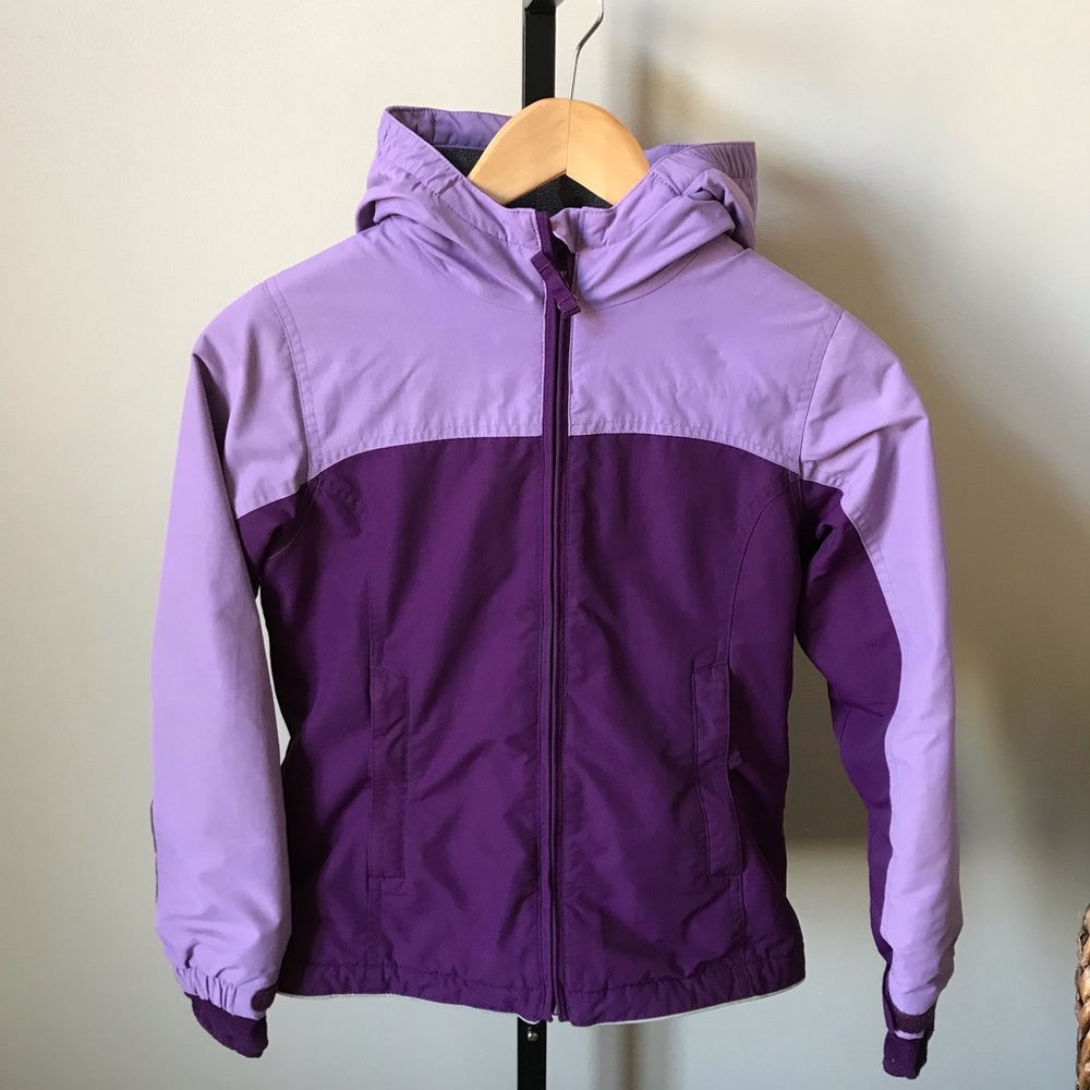 Lands End Girls Jacket Size S Purple
